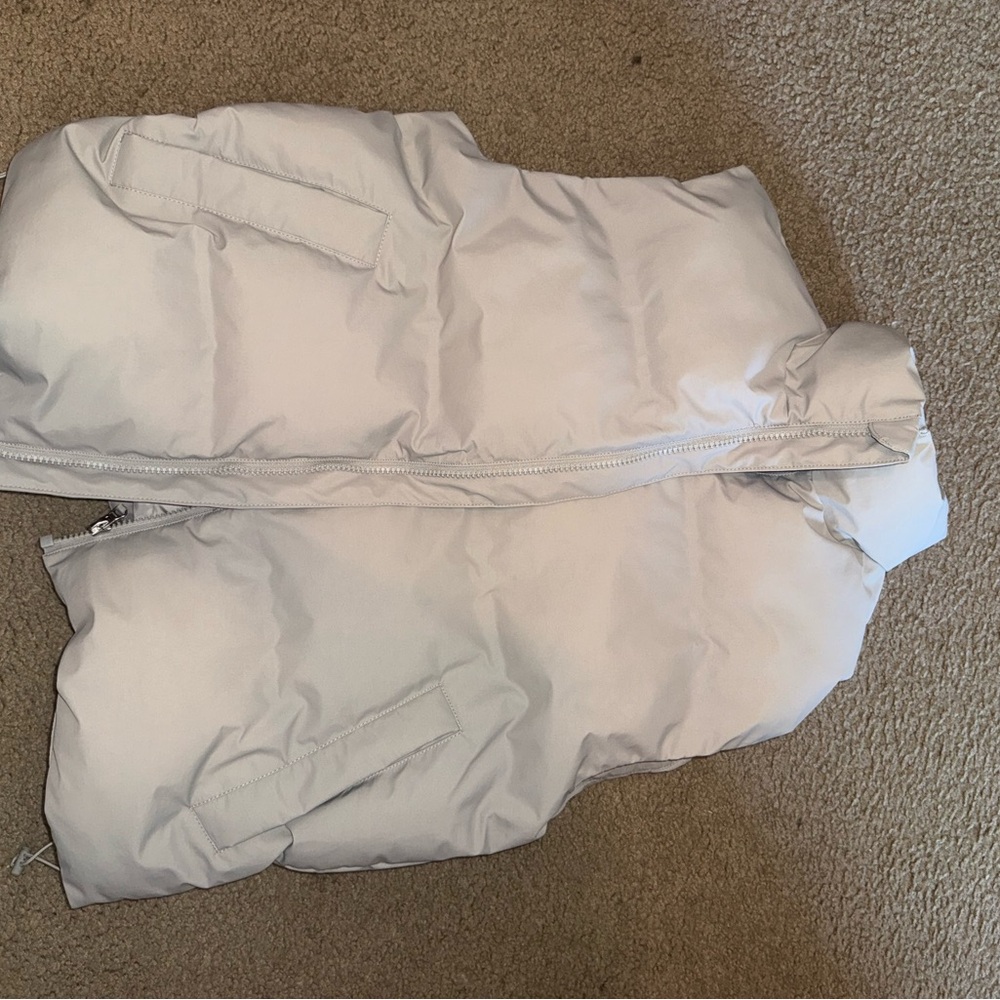 White Puffer Vest